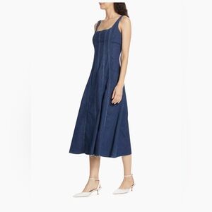 Reformation Amory Denim Midi Dress size S